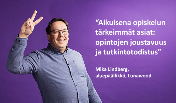 Mika Lindbergin kokemuksia aikuisopiskelusta Rastor-instituutissa.